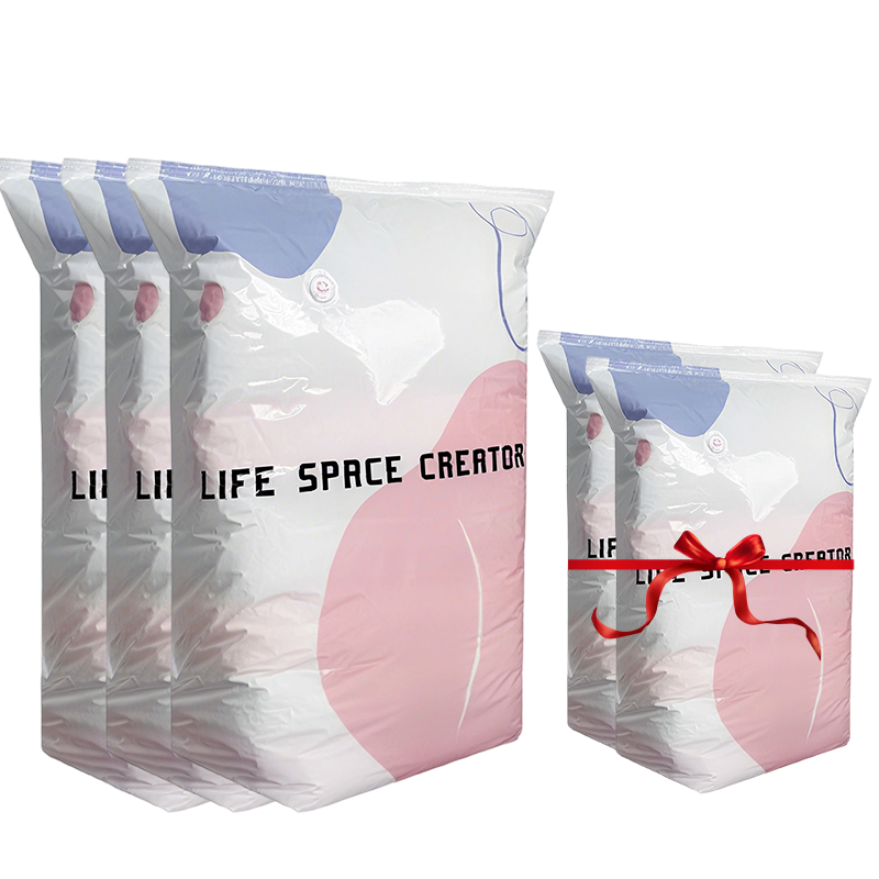 🔥💨 50% OFF! 🧳 No-Pump Vacuum Storage Bags – 3 Second Compression, 80% Space Saved, Air Valve Design – PA+PE Anti-Mould & Moisture Proof – for Clothes, Bedding, Travel – Extra Large Sizes