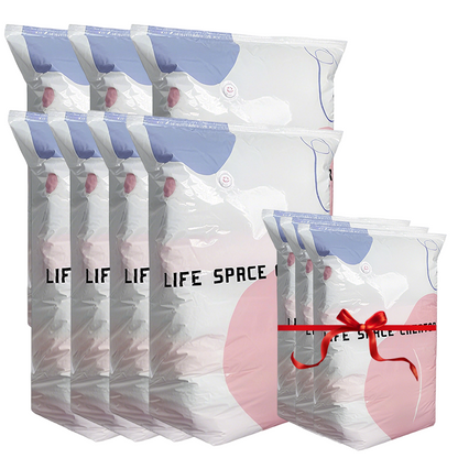 🔥💨 50% OFF! 🧳 No-Pump Vacuum Storage Bags – 3 Second Compression, 80% Space Saved, Air Valve Design – PA+PE Anti-Mould & Moisture Proof – for Clothes, Bedding, Travel – Extra Large Sizes