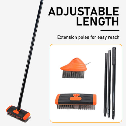 🌿50% OFF NOW!🧹 3-in-1 Weeding Wire Brush Tools Set – Durable Steel Brushes, Ergonomic Handle & Perfect for Patios, Driveways & Garden Paths 🏡