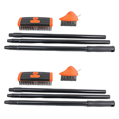 🌿50% OFF NOW!🧹 3-in-1 Weeding Wire Brush Tools Set – Durable Steel Brushes, Ergonomic Handle & Perfect for Patios, Driveways & Garden Paths 🏡