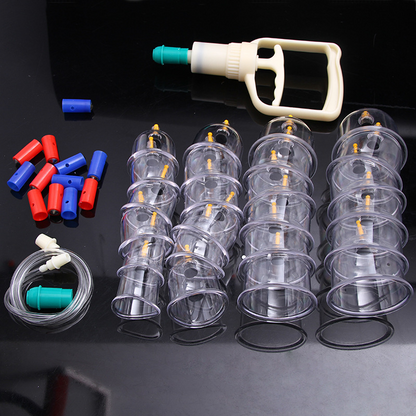 ⏳Time-Limited Special⏰Vacuum Cupping Therapy Set – Thickened, Suction Pump, Transparent 🩺