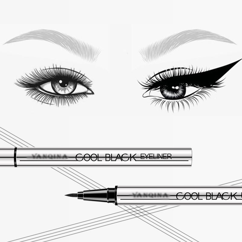 ✨Waterproof, smudge-proof eyeliner – 👍Precise application, 24-hour intense black that won’t fade! ✨