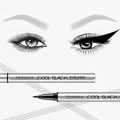 ✨Waterproof, smudge-proof eyeliner – 👍Precise application, 24-hour intense black that won’t fade! ✨
