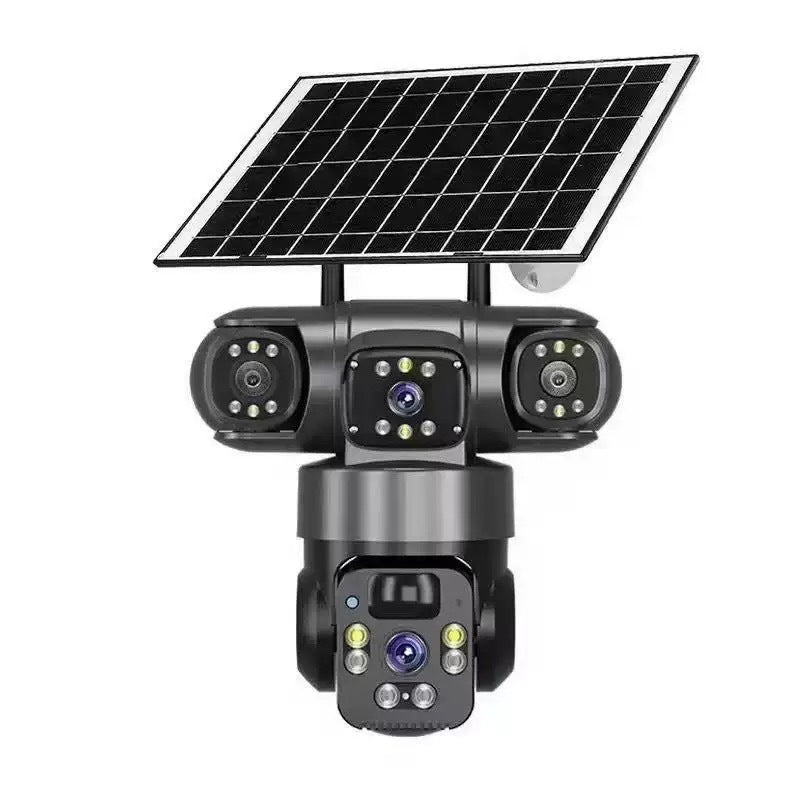 ⏳Time-Limited Special⏰6K 9MP Outdoor Wi-Fi Security Camera | 10x Zoom, 3 Lenses, 360° PTZ | IP66 Waterproof, Color Night Vision, Two-Way Audio, Motion Tracking