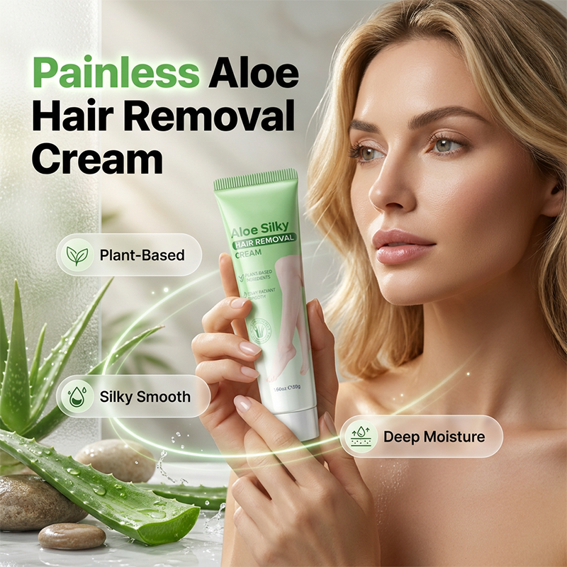 💖2026 Hot Sale💖Gentle Aloe Vera Hair Removal Cream