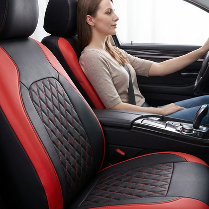 ⏳Time-Limited Special⏰9-Piece Universal Fit Leather Car Seat Cover Set