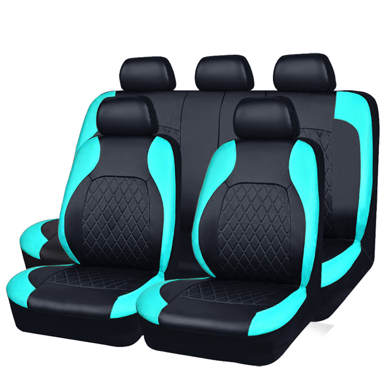 ⏳Time-Limited Special⏰9-Piece Universal Fit Leather Car Seat Cover Set