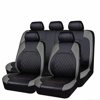 ⏳Time-Limited Special⏰9-Piece Universal Fit Leather Car Seat Cover Set