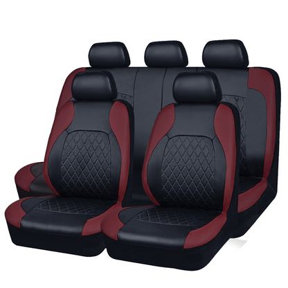 ⏳Time-Limited Special⏰9-Piece Universal Fit Leather Car Seat Cover Set