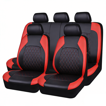 ⏳Time-Limited Special⏰9-Piece Universal Fit Leather Car Seat Cover Set
