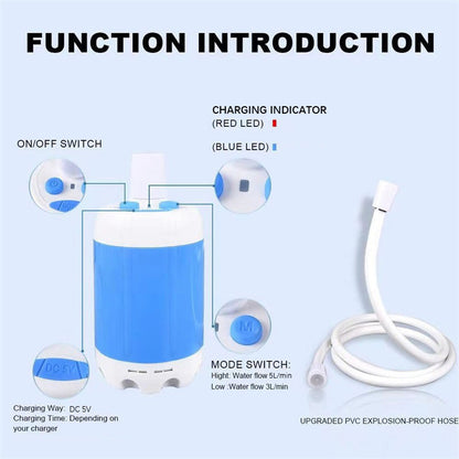 🔥Portable Shower for Camping with Water Pump