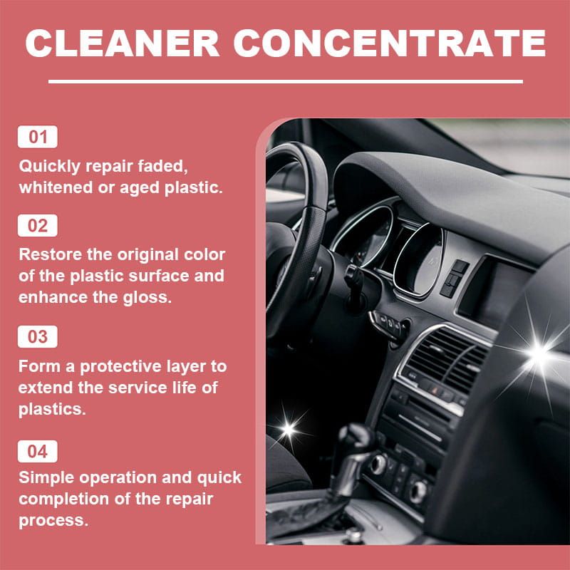 💐50% OFF !Car Plastic Renovation Cleaning & Coating
