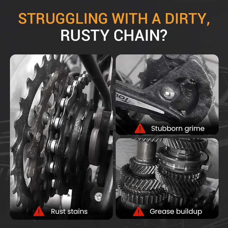 Deep-Cleaning & Rust-Resistant Bicycle Chain Cleaner