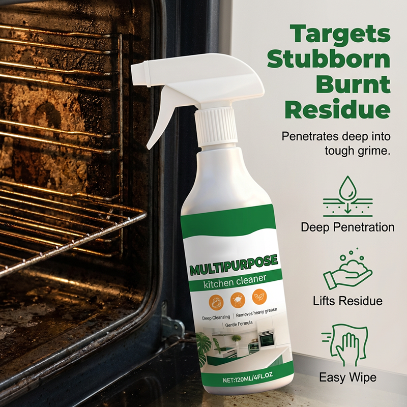 🔥Multipurpose Kitchen Cleaner Spray – All-Purpose Degreaser for Countertops, Stovetop & Sink – Heavy-Duty Daily Cleaning