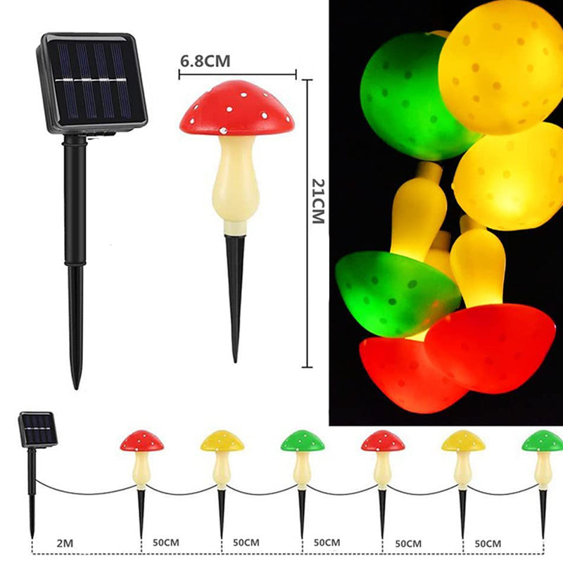 Waterproof Solar Mushroom Light