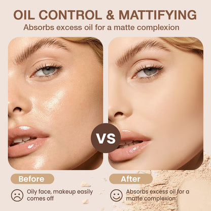 🔥BUY 1 GET 1 FREE⚡Waterproof Setting Matte Powder Compact