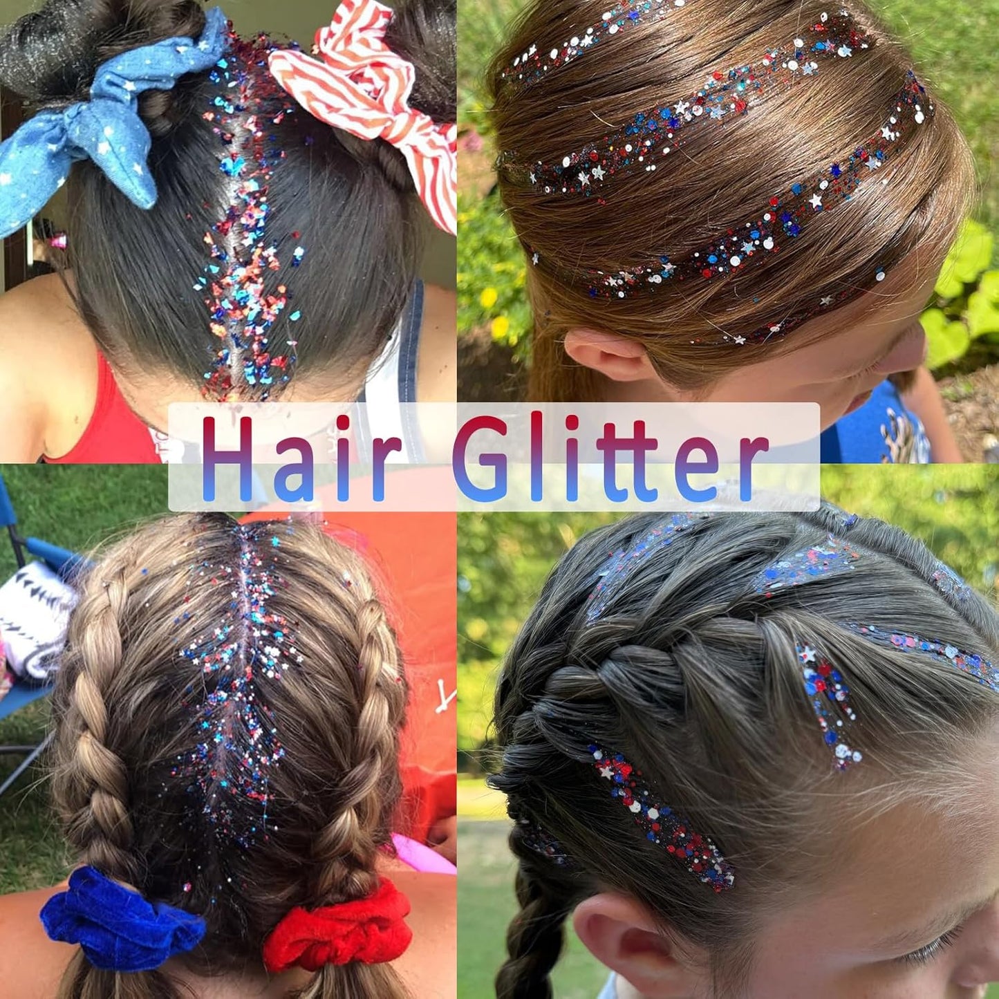 💎 LIMITED-TIME 50% OFF! ✨ Patriotic Glitter Stick – Red White Blue, Twist-Up, Multi-Use 🎆