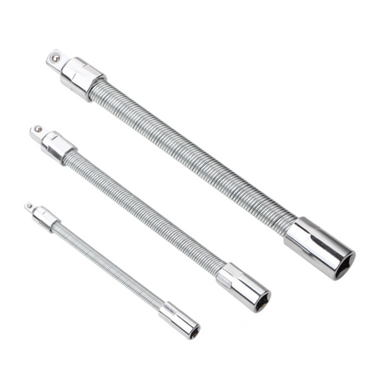 🔩 50% OFF ⚙️ Flexible ratchet extension bar – Chrome-vanadium, 3 sizes (1/4“, 3/8”, 1/2") – Reaches tight corners, ball lock – ideal for auto repair or DIY 🛠️