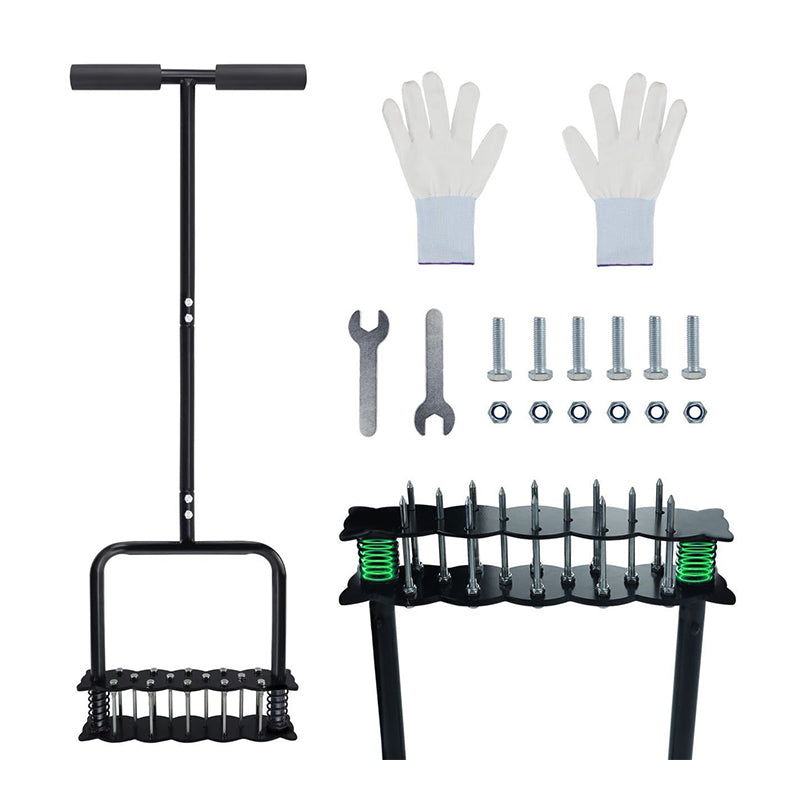 🔥 Heavy-Duty Manual Lawn Coring Aerator