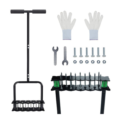 🔥 Heavy-Duty Manual Lawn Coring Aerator