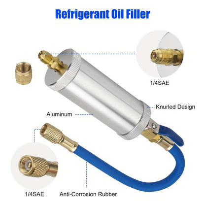 Automotive AC Compressor Oil & Dye Injector