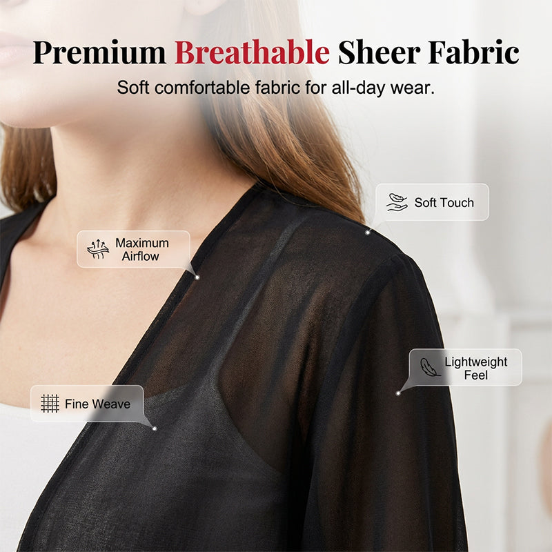 ⏳TIME-LIMITED SPECIAL ONLY $18.99!⏰👚 60% OFF NOW! ⏳ Women's Chiffon Tie-Front Top – Summer layering essential – Lightweight, breathable & perfect for beach or brunch 🌸