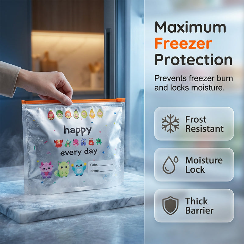 ✨🍩Reusable Aluminum Foil Sealable Storage Bags (10-Pieces)