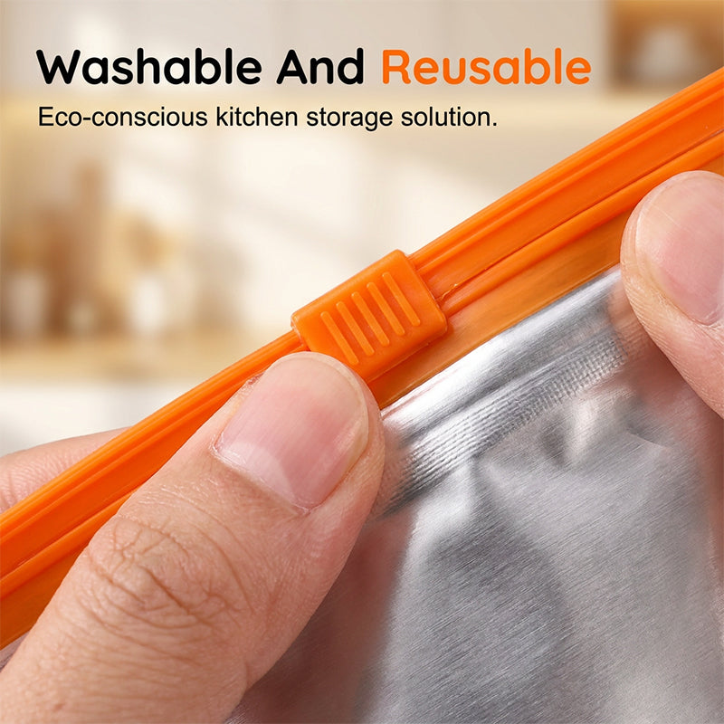 ✨🍩Reusable Aluminum Foil Sealable Storage Bags (10-Pieces)