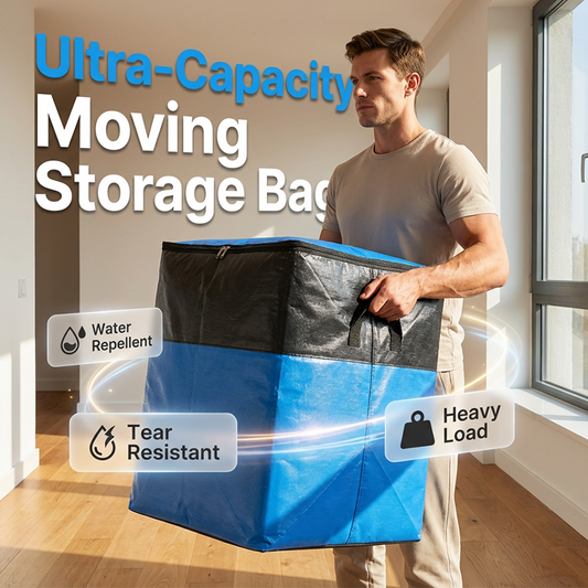 📦Buy 2 Get 1 Free NOW! 🧳 Collapsible Storage and Moving Bag – Heavy-duty handles & zippered closure 🏠