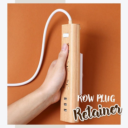 📢 LIMITED TIME 50% OFF! ⏰ No Trace Self-Adhesive Row Plug Retainer – Keep Power Strips Tidy, Reusable & Easy Install 🔌