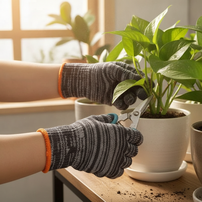 Knitted Durable Protective Work Gloves