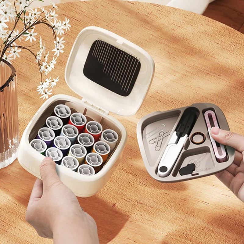🧵 Portable Magnetic Sewing Kit with Organized Storage