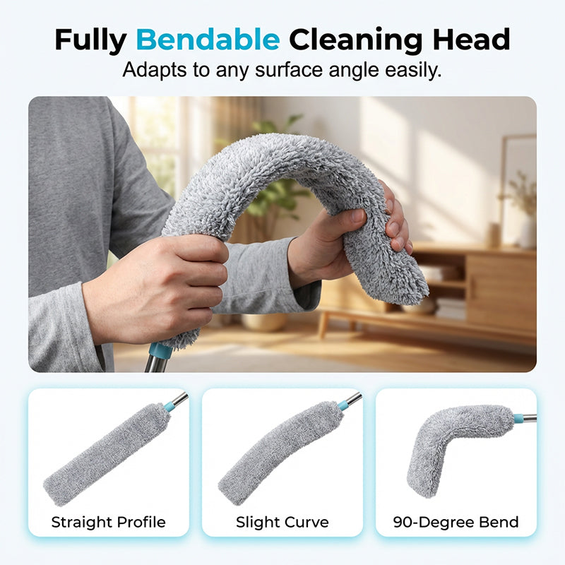 📢📢50% OFF !! ⏰Flexible Microfiber Duster with Long Handle