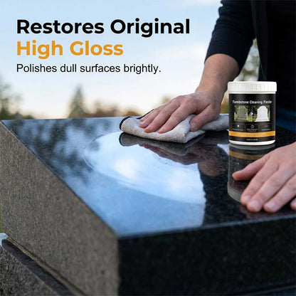Tombstone Cleaning Paste Stone Polish and Moss Inhibitor
