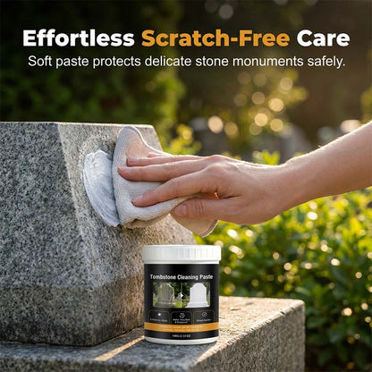 Tombstone Cleaning Paste Stone Polish and Moss Inhibitor