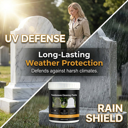 Tombstone Cleaning Paste Stone Polish and Moss Inhibitor
