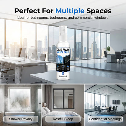 One-Way Mirror Effect Glass Coating Spray