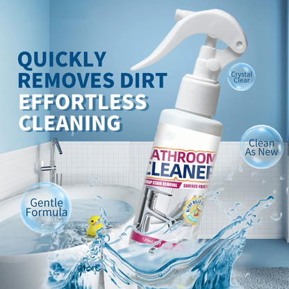 🚿 50% off! Powerful bathroom cleaner—removes limescale, soap scum, and hard water stains. Spray, wait, and wipe—no hard scrubbing needed! ✨🧴