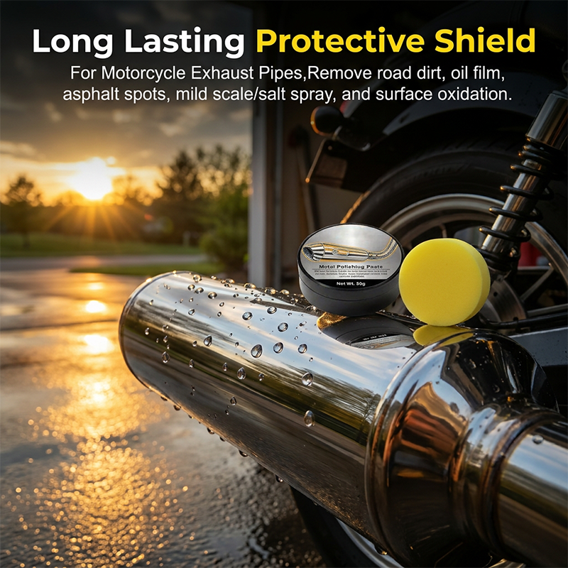 Car Exhaust Pipe Polishing Paste Kit with Sponge