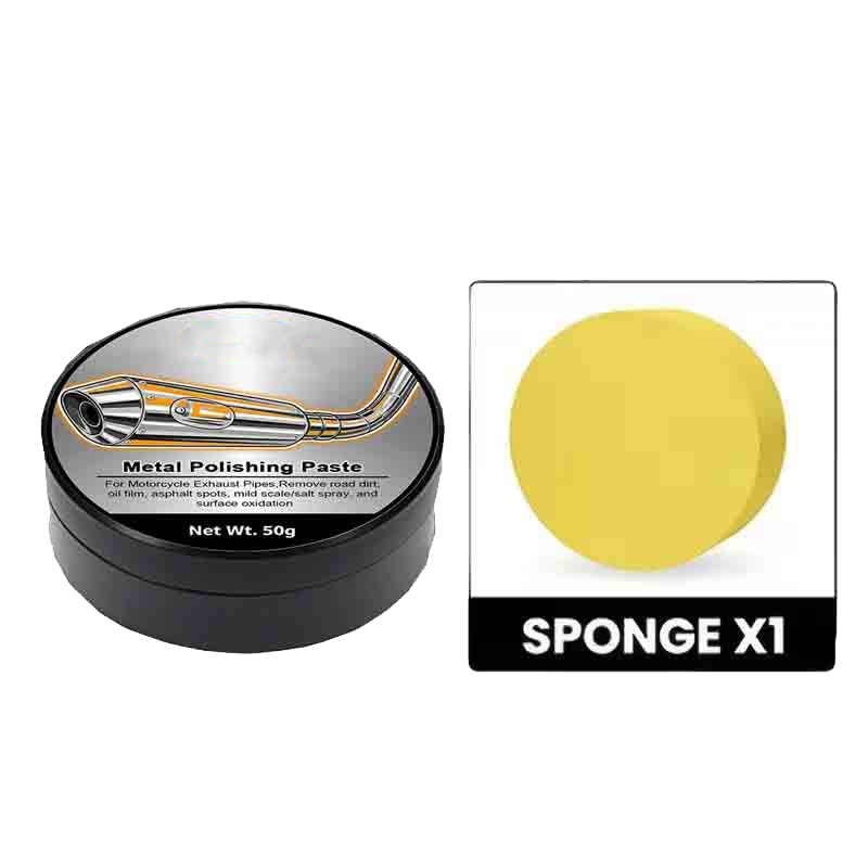 Car Exhaust Pipe Polishing Paste Kit with Sponge