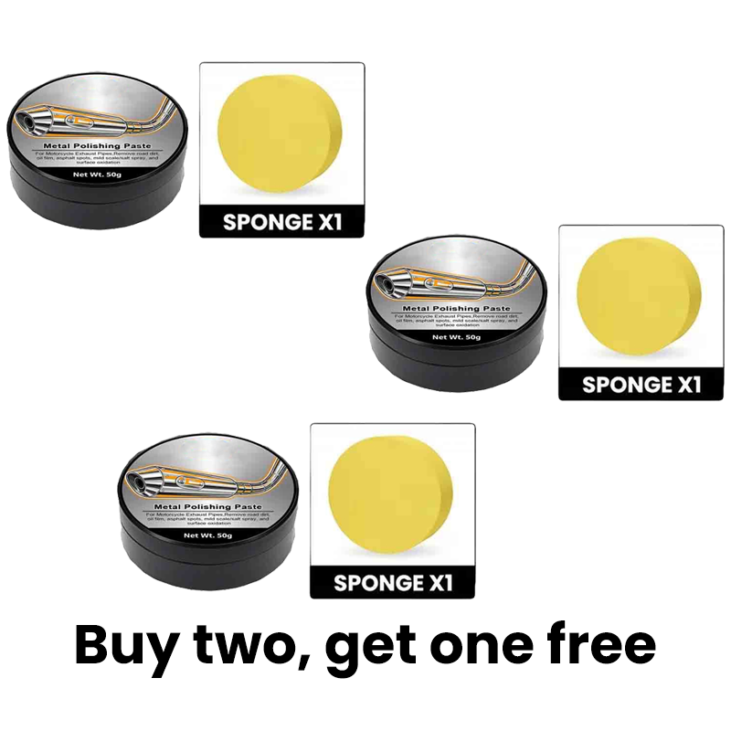 Car Exhaust Pipe Polishing Paste Kit with Sponge