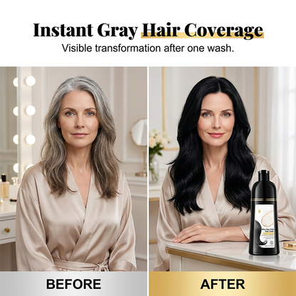 Instant Black Hair Dye Shampoo