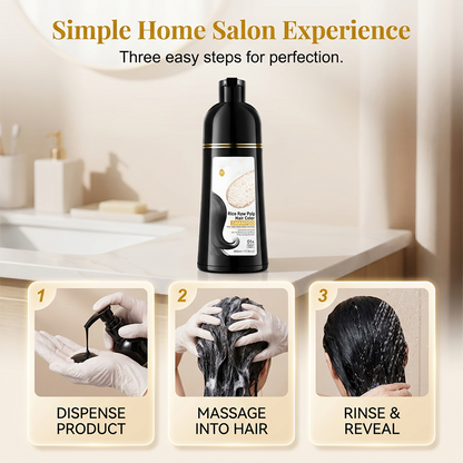 Instant Black Hair Dye Shampoo