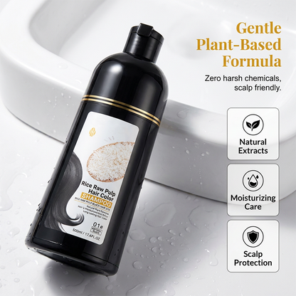 Instant Black Hair Dye Shampoo