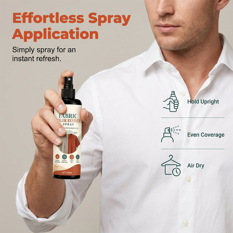 Fabric Color Reviver Spray for Faded Clothes