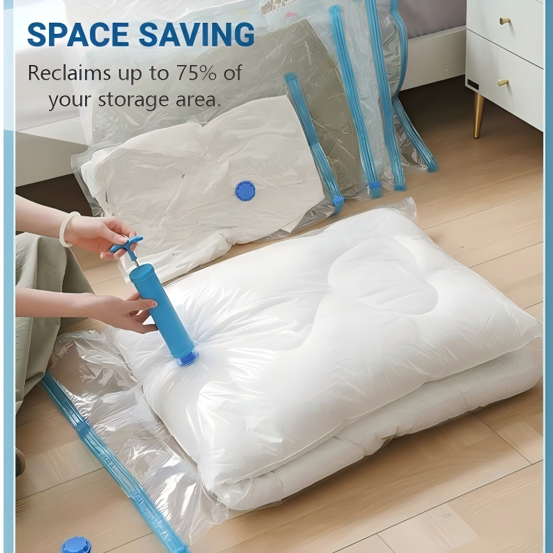 Extra Thick Transparent Vacuum Compression Bags