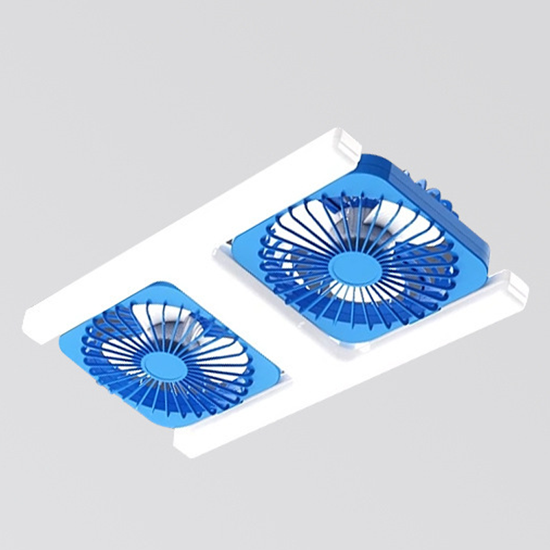 Modern 2-in-1 LED Ceiling Fan Light