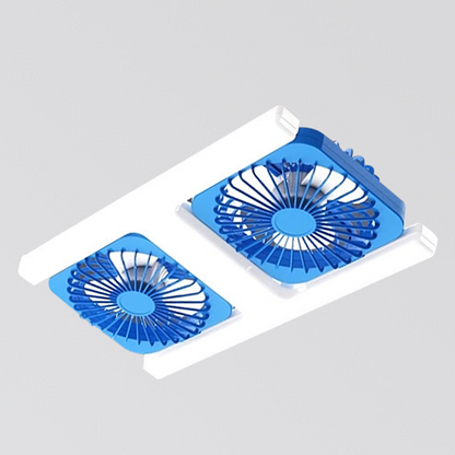 Modern 2-in-1 LED Ceiling Fan Light