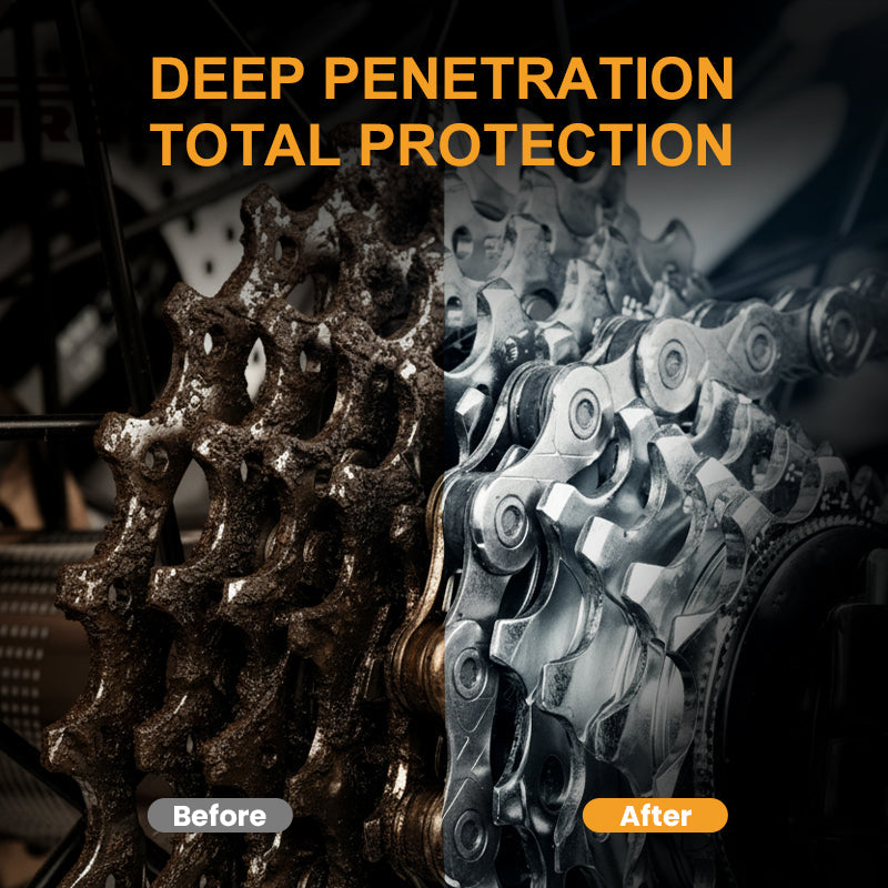 （Spray directly on rusty areas）Rust-Resistant Bicycle Chain Lubricant