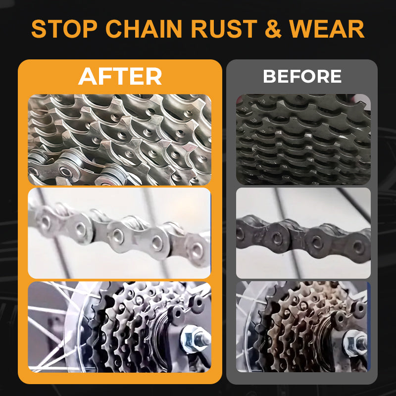 （Spray directly on rusty areas）Rust-Resistant Bicycle Chain Lubricant